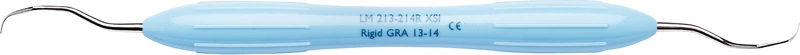 LM Gracey Rigid   Stück  Figur 13\14, distal, für Posterior, hellblau, LM-ErgoMax Griff