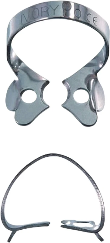 Ivory® Klammer   Stück  Form 0, schmale Backen, für Prämolaren mit sehr dünnen Hälsen