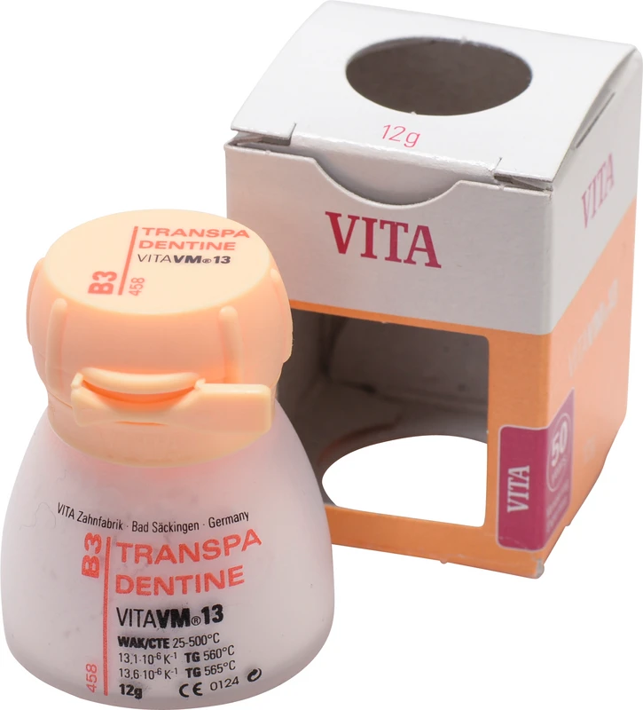 VITA VM® 13 classical A1-D4®  Packung  12 g Pulver transpa dentine B3