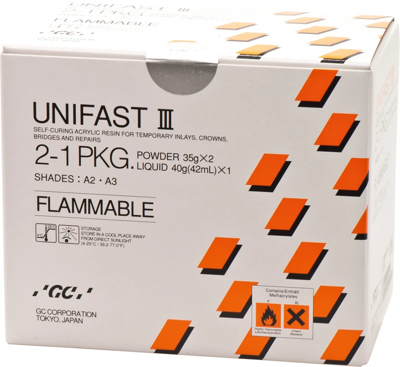 GC UNIFAST III  Intro Packung  35 g Pulver A2-A3, Zubehör