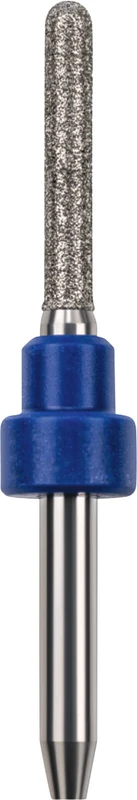 CAD\CAM Diamant Schleifer  Stück  diamantiert, blau, Schaft-Ø 3 mm, Figur ZGB-125D, Kopflänge: 15 mm, ISO 025