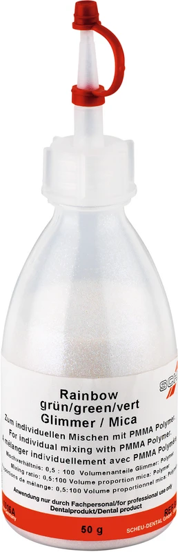 Glimmer  Flasche  50 g rainbow green