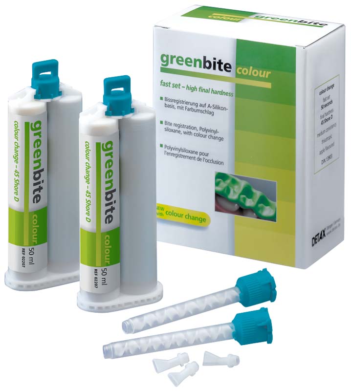 greenbite colour  Standardpackung  2 x 50 ml Doppelkartusche, Zubehör
