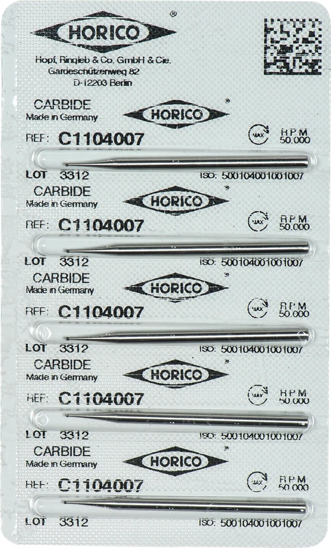 HM-Bohrer C1  Packung  5 Stück HP, Figur 001, ISO 007