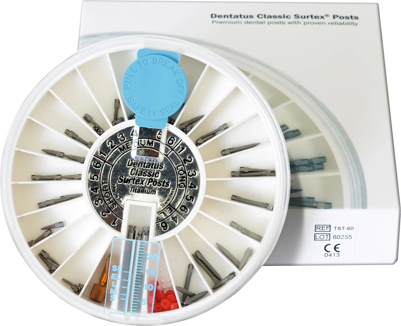 Classic Surtex Titan Wurzelstifte  Einführungsset  60 Stifte inkl. Zubehör