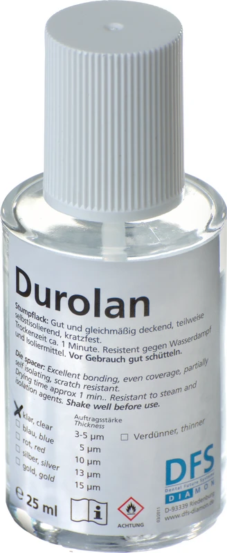 Durolan  Flasche  25 ml Stumpflack klar, Schichtstärke 3-5 µm