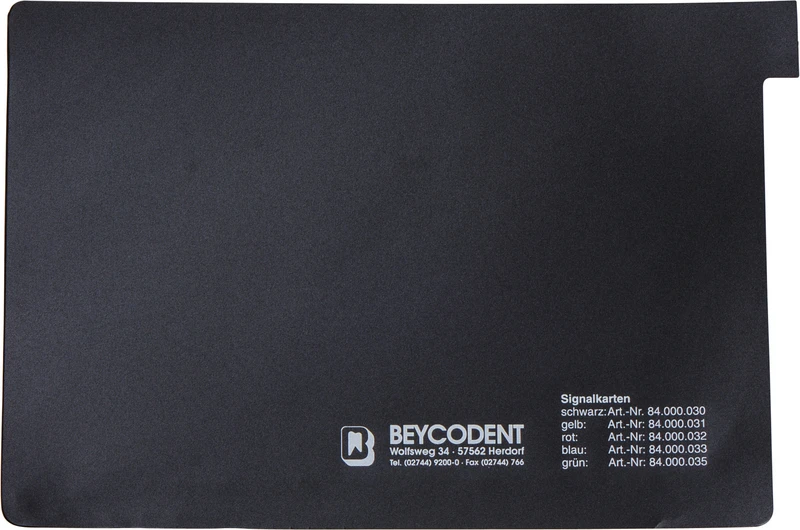 Signalkarten A5  Packung  50 Stück schwarz