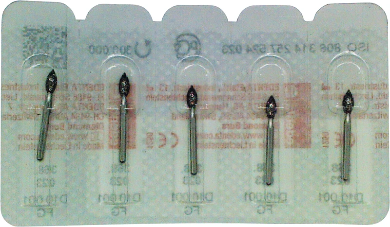 Omni Diamanten 368  Packung  5 Stück standard, FG, Figur 257 Knospe, 5 mm, ISO 023