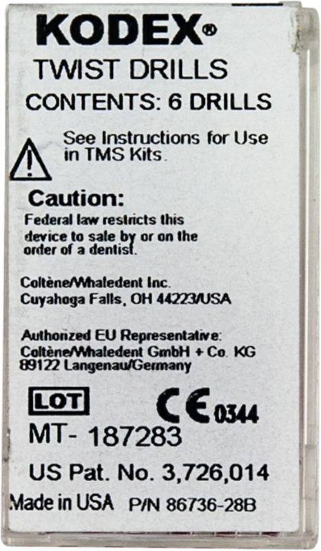 TMS® LINK  Packung  6 KODEX Drills K 91 rot