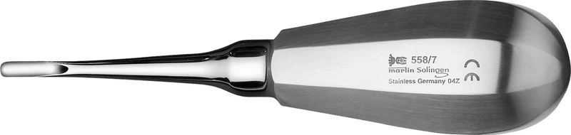 Wurzelheber  Stück  558\7, 3,5 mm, gerade