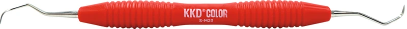 KKD® COLOR Scaler  Stück  rot, für Front- und Seitenzähne, mit ergonomischem Silicongriff