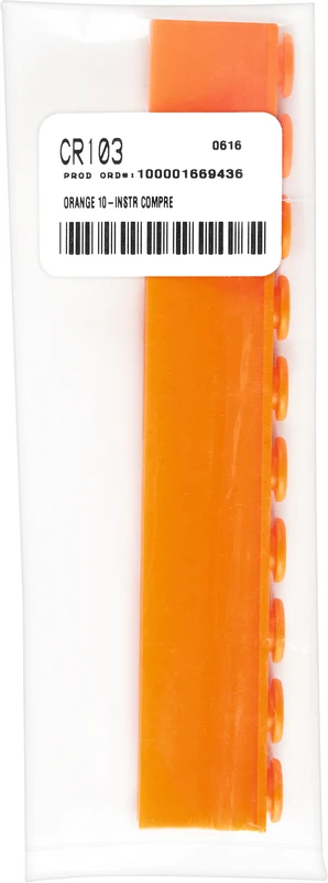 IMS Druck-Schiene  Stück  orange, für 10 Instrumente, CR103