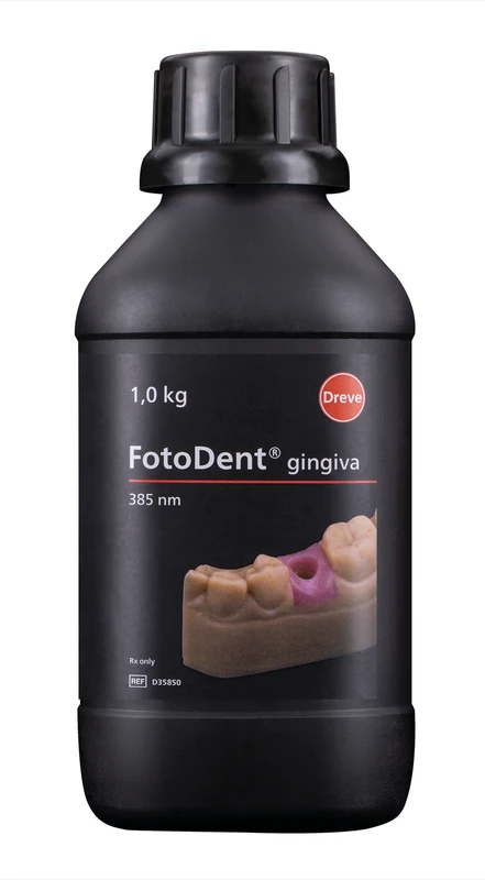 FotoDent® gingiva  Flasche  1 kg 385 nm, gingiva pink