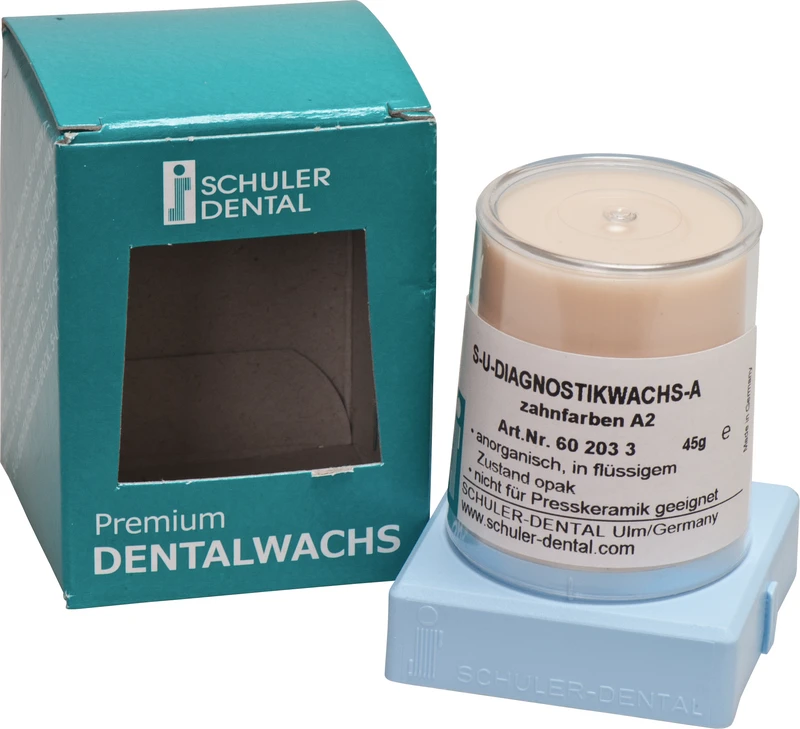 S-U-Diagnostikwachs  Kegel  45 g Wachs A, Zahnfarben A2