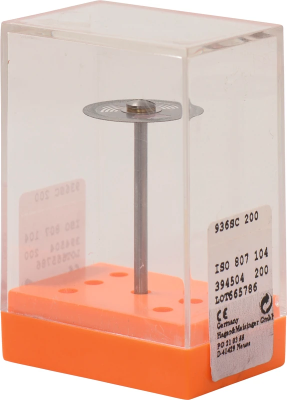 Sinterdiamant S936  Stück  gelb extra fein, HP, Figur 394, 0,2 mm, ISO 200