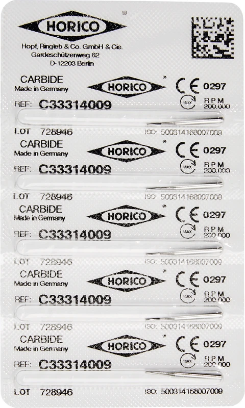 HM-Bohrer C33  Packung  5 Stück FG, Figur 168, ISO 009