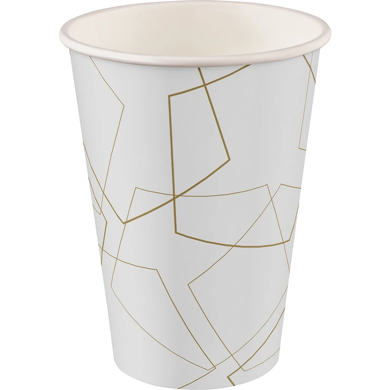 Mundspülbecher Hartpapier  Karton  2.000 Stück Zahndesign gold