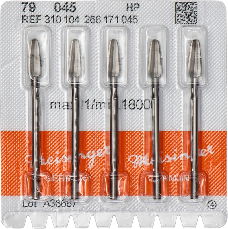 Stahlfräser 79  Packung  5 Fräser ISO 045, HP