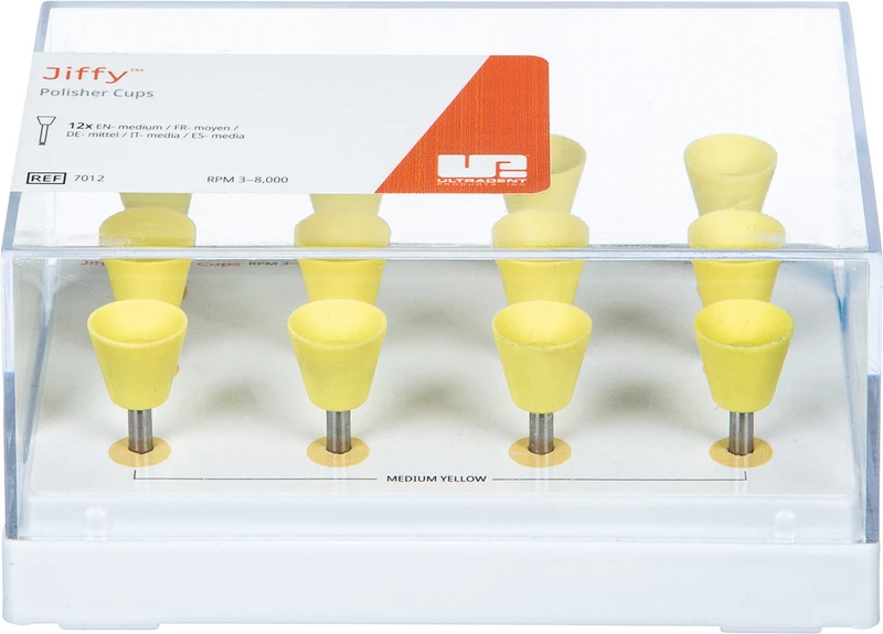 Jiffy Original Composite System  Packung  12 Stück gelb mittel, RA, Figur Kelch