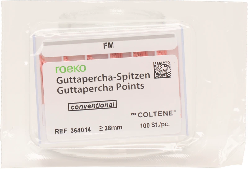 roeko Guttapercha Spitzen conventional  Packung  100 Stück FM