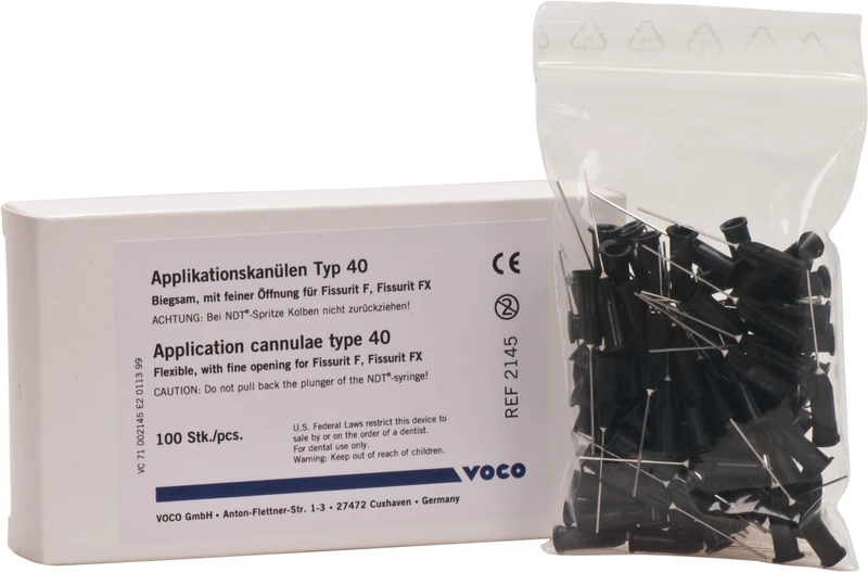 Fissurit Applikationstips  Packung  100 Applikationskanülen Typ 40