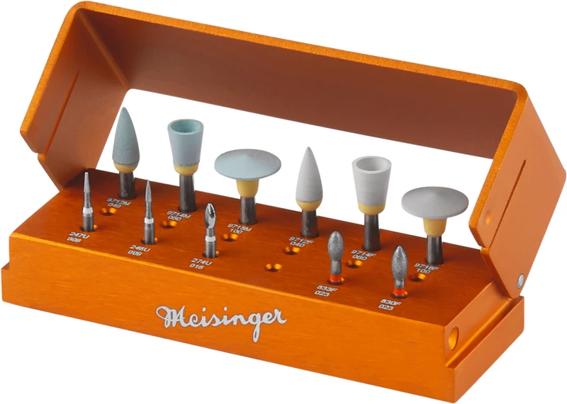 Composite Finishing  Kit  2 Diamanten, 3 Finierer, 6 Polierer