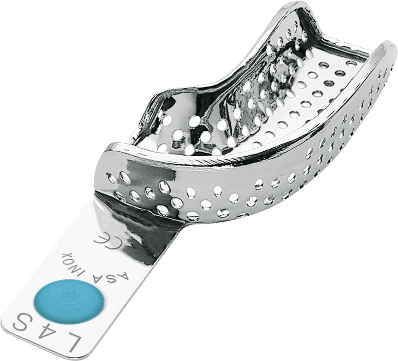 PERMA-LOCK Abformlöffel  Stück  OK rechts, UK links, partiell, perforiert, türkis, 2804-L4S