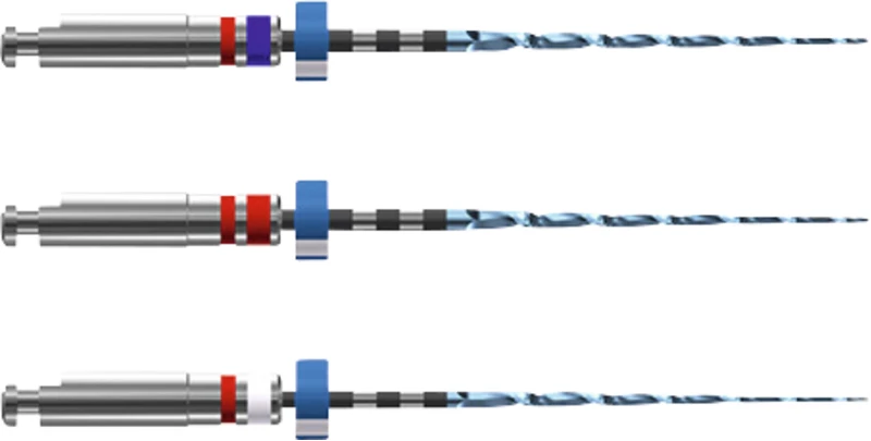 FKG RACE® EVO  Packung  3 Stück 25 mm ISO (015, 025, 030), Taper.04