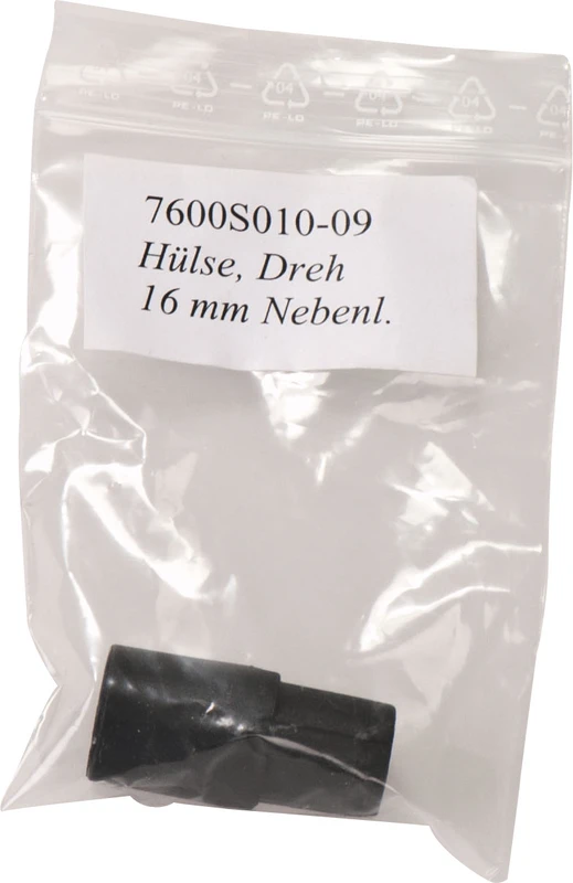 Drehhülse  Stück  schwarz universal