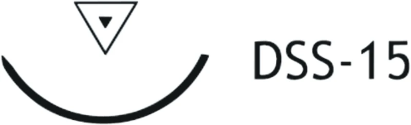 SERALENE®   Packung  24 Stück blau, 50 cm, DSS-15, 3\8 Kreis, schneidender Nadelkörper, 15 mm,USP 6\0