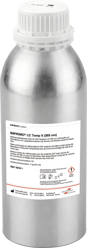 IMPRIMO® LC Temp lt  Flasche  1 kg 385 nm, A3