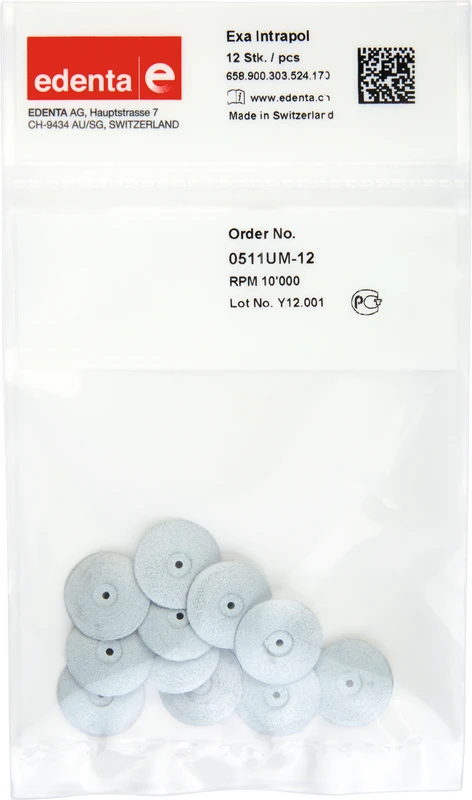 Exa Intrapol  Packung  12 Stück unmontiert, weiß fein, Figur 303, 3 mm, ISO 170