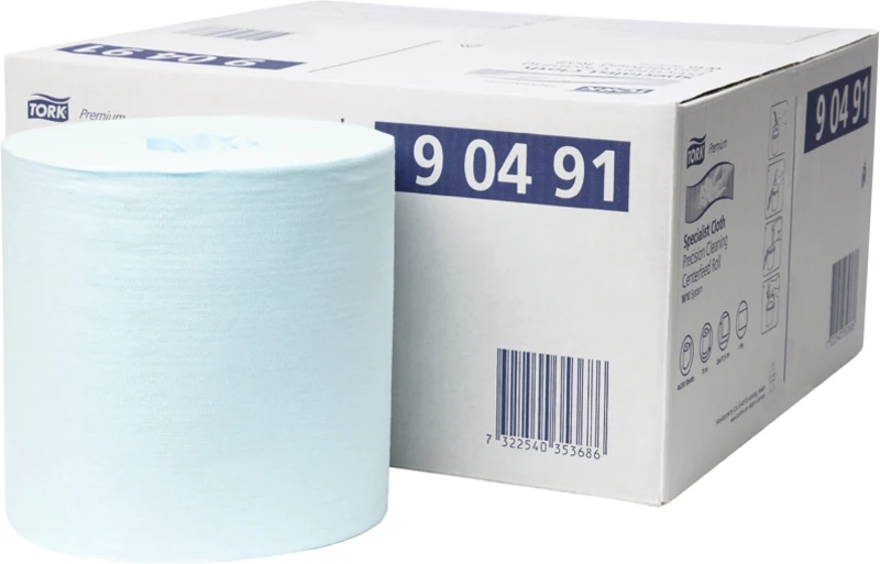 Tork Premium Spezialtuch   Nachfüllpackung  4 Rollen x 200 Blatt, türkis