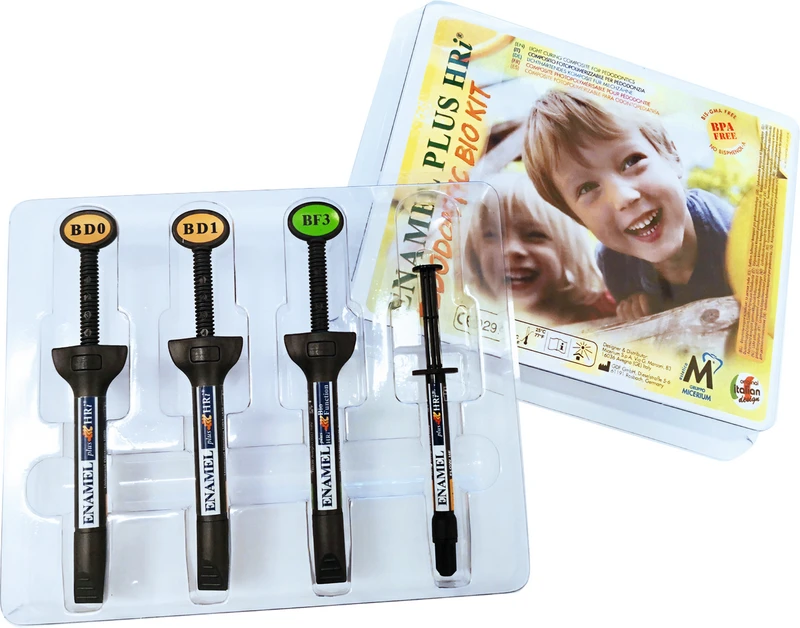 ENAMEL plus HRi® Bio Function   Pedo Kit  3 x 2,5 g Spritze HRi Function (BF3, BD0, BD1), 2 g Spritze HRi Flow UD1