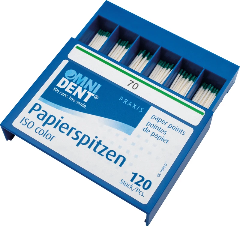 Papierspitzen  Packung  120 Stück ISO 070