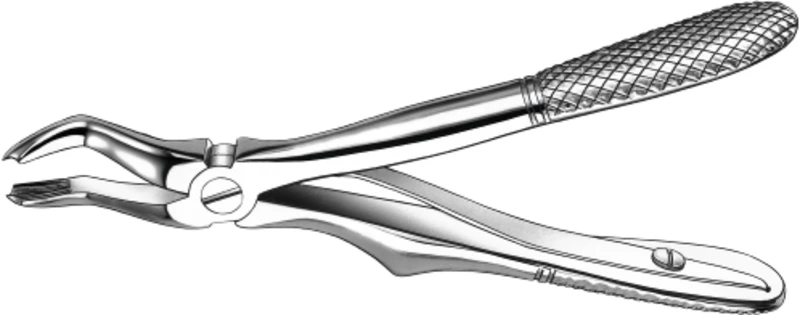 Kinderzahnzangen nach Klein  Stück  280A\6 mit Feder, OK Molaren