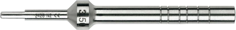 Osteotome Bone-Pusher  Stück  OSTMPU50, 5 mm, gerade, zylindrisch