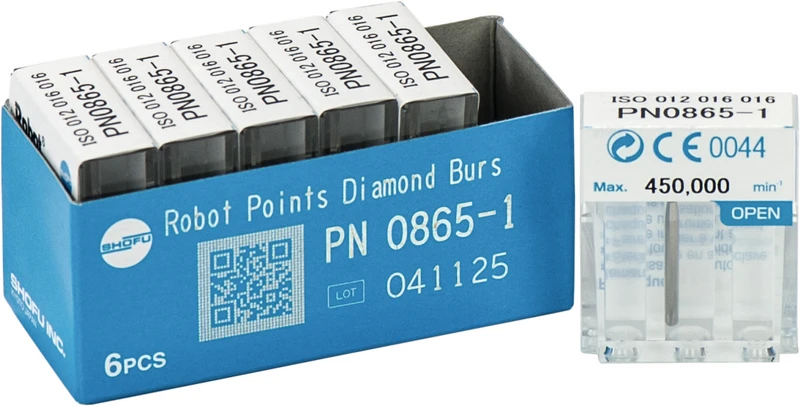 Robot Points FG  Packung  6 Stück FG, Figur umgekehrter Kegel, 1,6 mm, ISO 016
