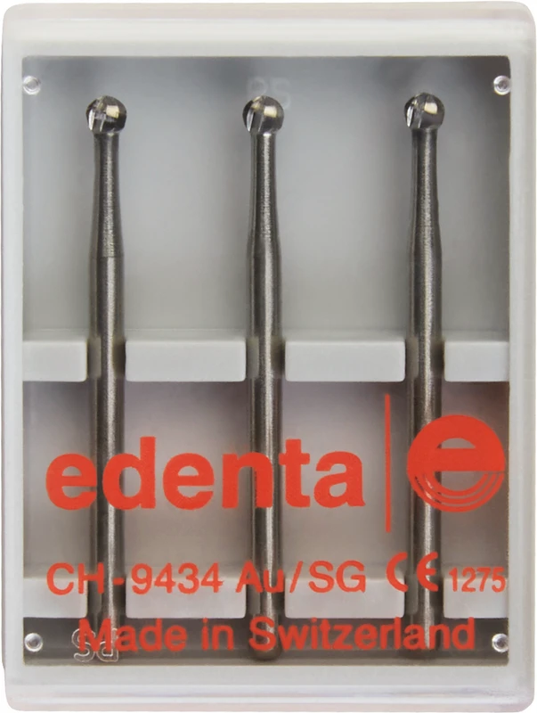 Chirurgie Fräser HM C141A  Packung  3 Stück FG XL, Figur 001, ISO 018