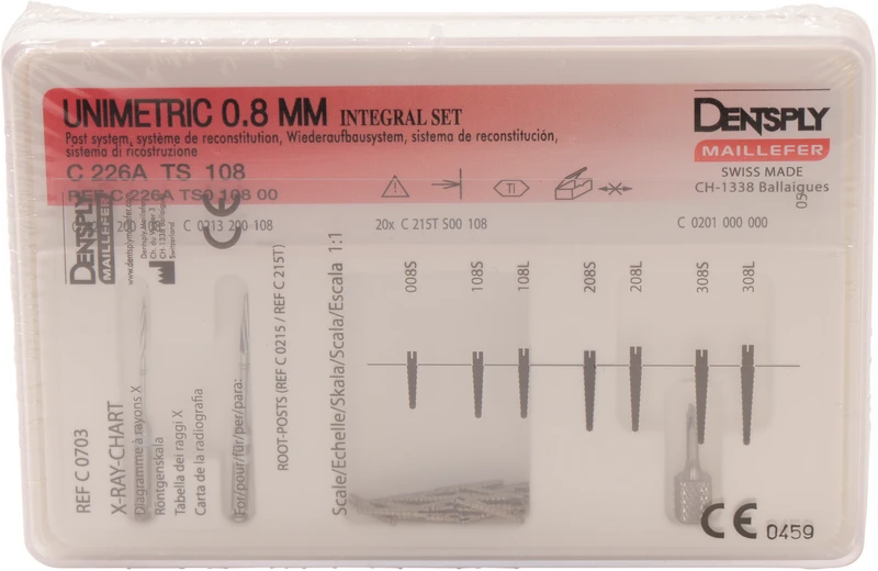 UNIMETRIC Integral  Set  20 Stück Gr. 108S