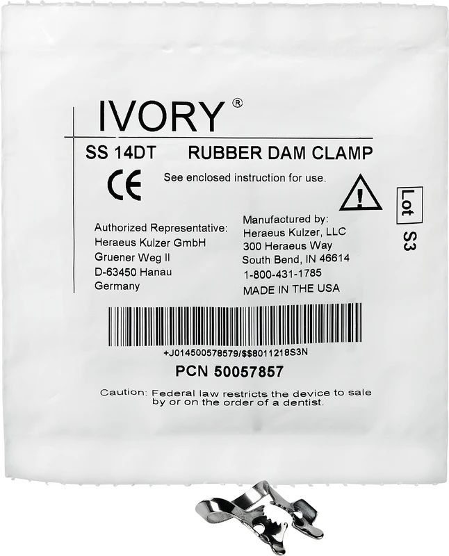 Rubber Dam Clamp  Stück  14 DT