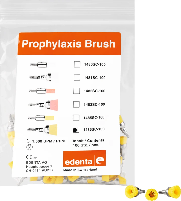 Screw-In Bürsten  Packung  100 Stück gelb ISO 060