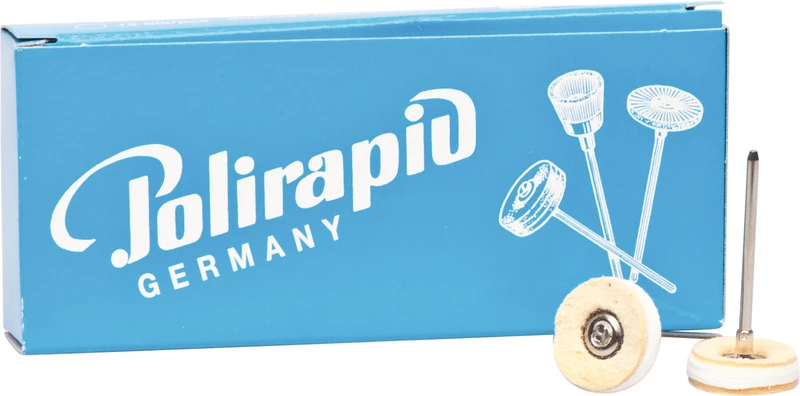 Miniaturbürsten Kombi  Packung  6 Stück HP, Kombi (Leder-Nessel, Leder), Ø 21 mm