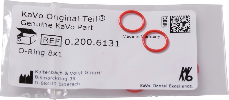 O-Ring  Packung  5 Stück für MULTIflex Kupplung 459, INTRAlux CL 04, Chirurgie 3624N