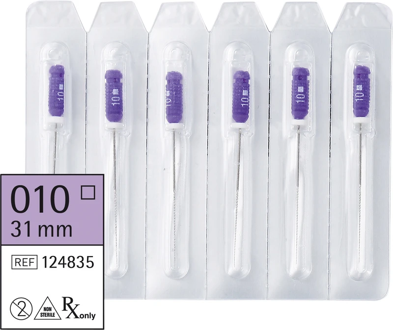 smart K-Feilen  Packung  6 Stück 31 mm ISO 010