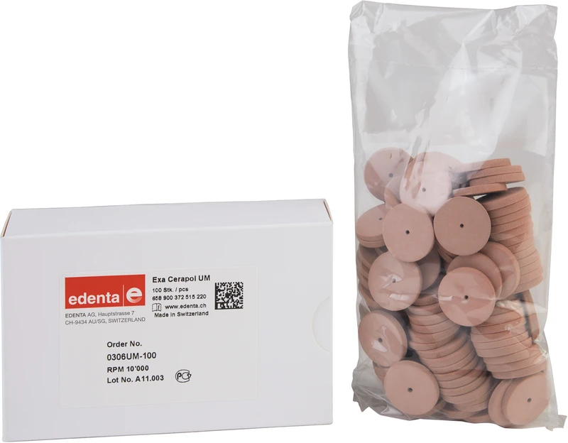 Exa Cerapol  Packung  100 Stück unmontiert, rosa, Figur 372, 3 mm, ISO 220