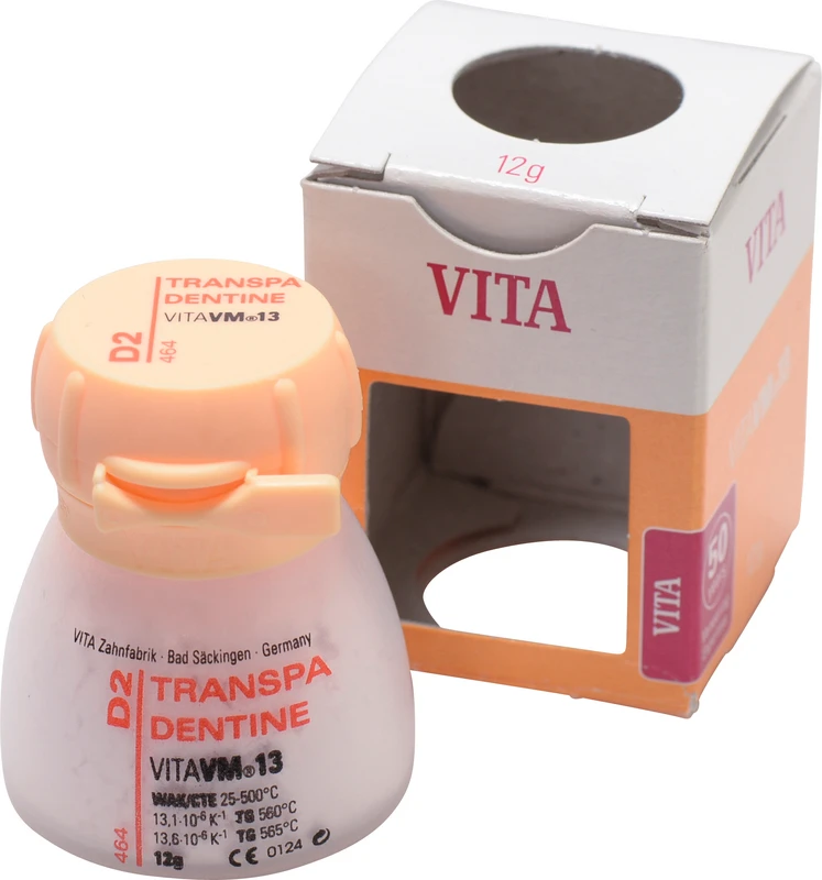 VITA VM® 13 classical A1-D4®  Packung  12 g Pulver transpa dentine D2