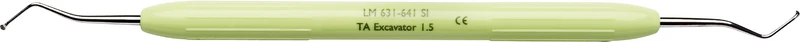 LM Dreiwinkelexkavatoren   Stück  Ø 1,5 mm, hellgrün, LM-ErgoNorm Griff