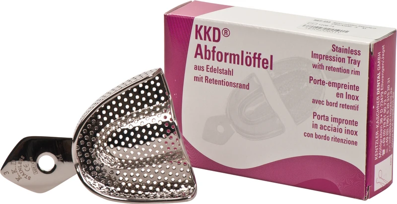KKD® Abformlöffel Standardabdruck  Stück  OK-3, M, perforiert