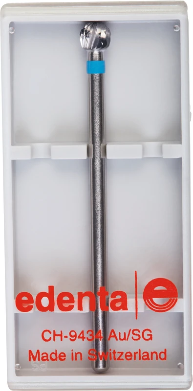 HM-Fräser Schliff 10  Stück  Kreuzverzahnung, blau standard, HP, Figur 001, 3,5 mm, ISO 040